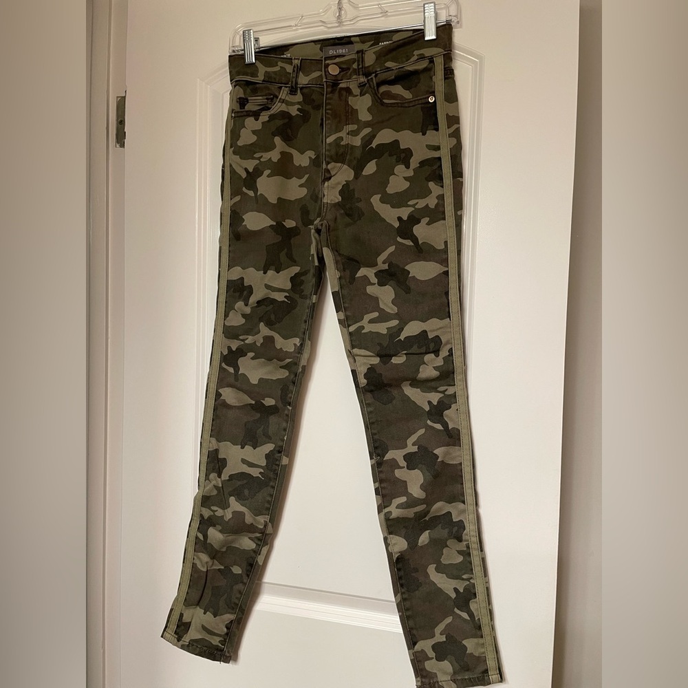 DL1961 Camouflage Farrow Skinny Jeans